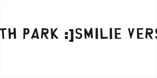 South Park :]Smilie version Logo