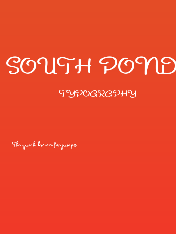 South Pond Poster
