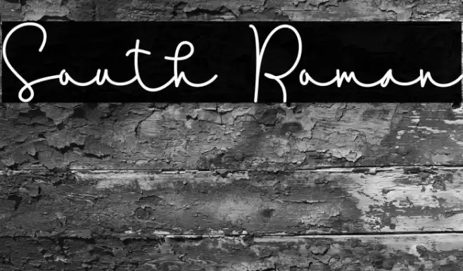 South Roman Font examples