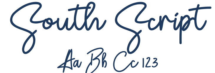 South Script Font Preview