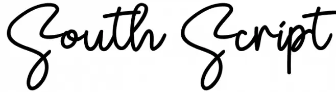 South Script フォント