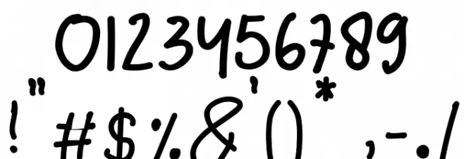 South Script フォント その他の文字