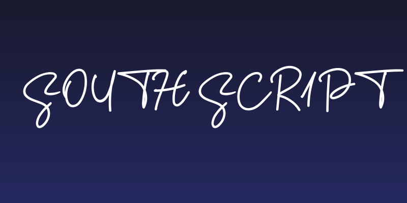 South Script Social Header