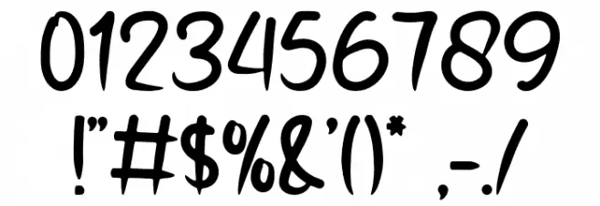 South Sea Font OTHER CHARS