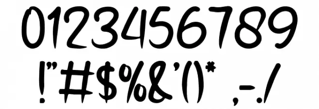 South Sea Font OTHER CHARS