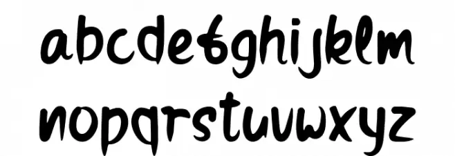 South Sea フォント 小文字