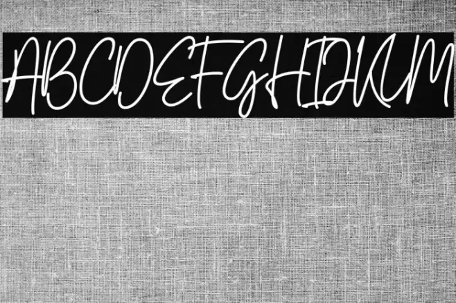 South Signature Font examples