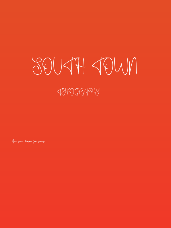South Town Poster