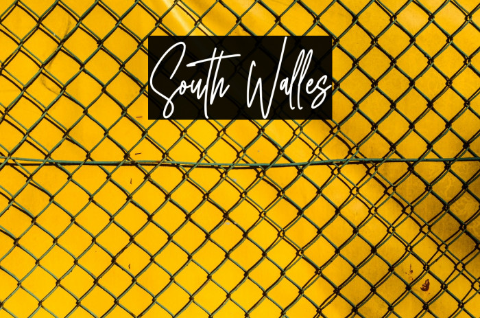 South Walles Font examples