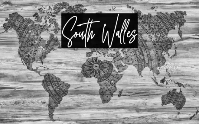 South Walles Font examples