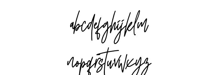 South Walles Font LOWERCASE