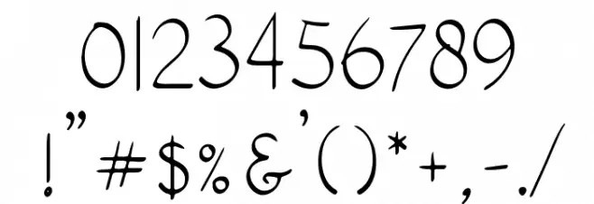 South-Wark's Font OTHER CHARS