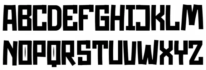 South Wildlife Demo Schriftart Groß