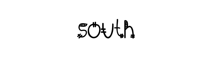 South  नि: शुल्क फ़ॉन्ट्स डाउनलोड