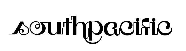 SouthPacific  フリーフォントのダウンロード