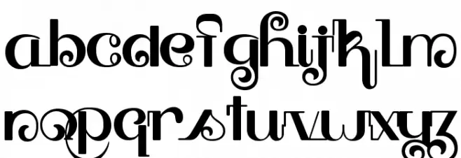 SouthPacific Schriftart Groß