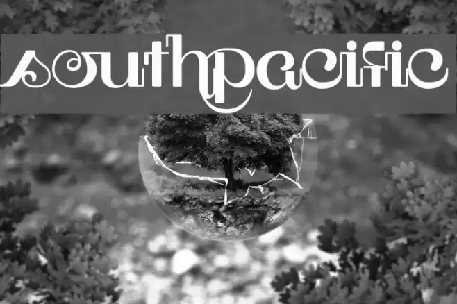 SouthPacific Font examples