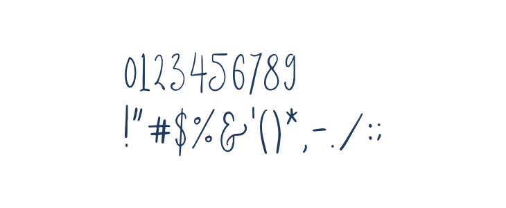 SouthRoseRegular Other Characters