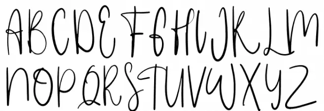 SouthRoseRegular Font UPPERCASE