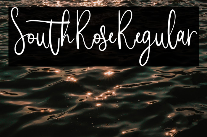 SouthRoseRegular Example 1