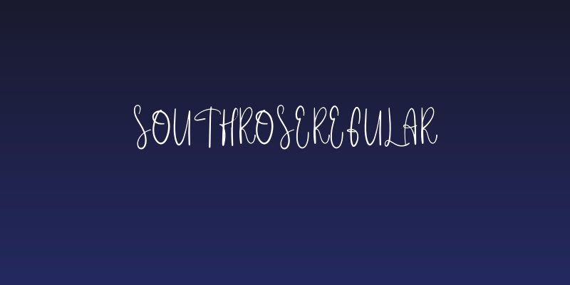 SouthRoseRegular Social Header
