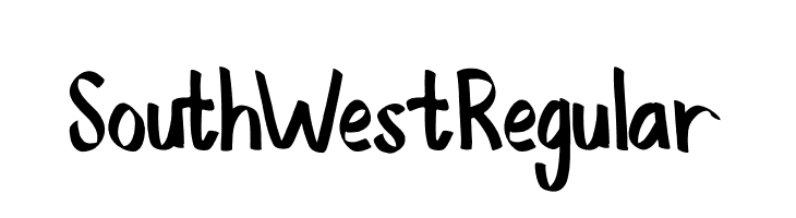 SouthWestRegular  Free Fonts Download