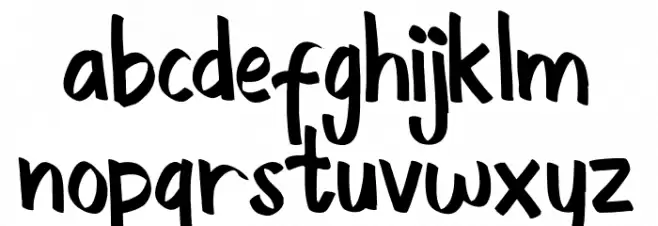 SouthWestRegular Caratteri MINUSCOLO