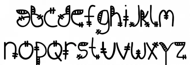 South خط أحرف صغيرة