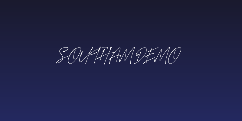 Southam Demo Social Header