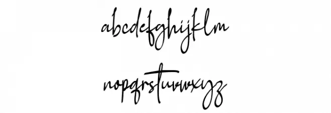 Southampton Schriftart Kleinbuchstaben