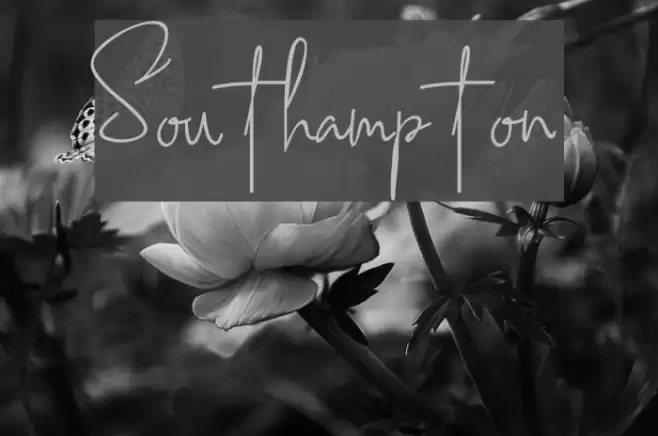 Southampton Font examples