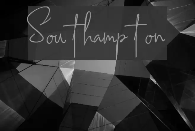 Southampton Font examples
