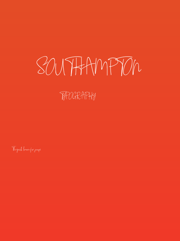 Southampton Poster