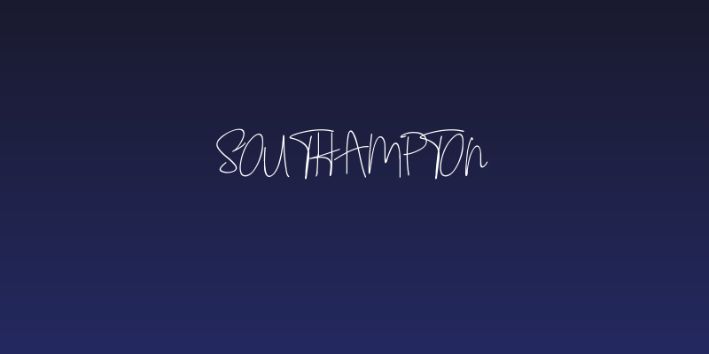 Southampton Social Header