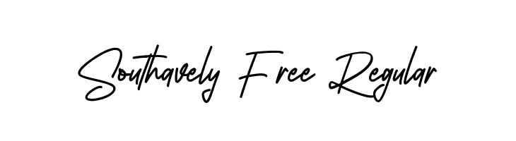 Southavely Free Regular  Frei Schriftart Herunterladen