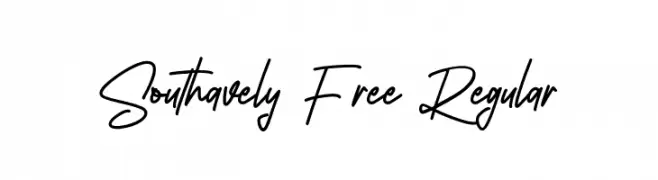 Southavely Free Regular  Frei Schriftart Herunterladen