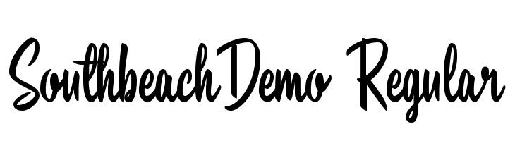 SouthbeachDemo Regular  नि: शुल्क फ़ॉन्ट्स डाउनलोड