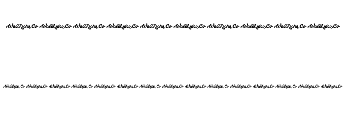 SouthbeachDemo Regular Font OTHER CHARS