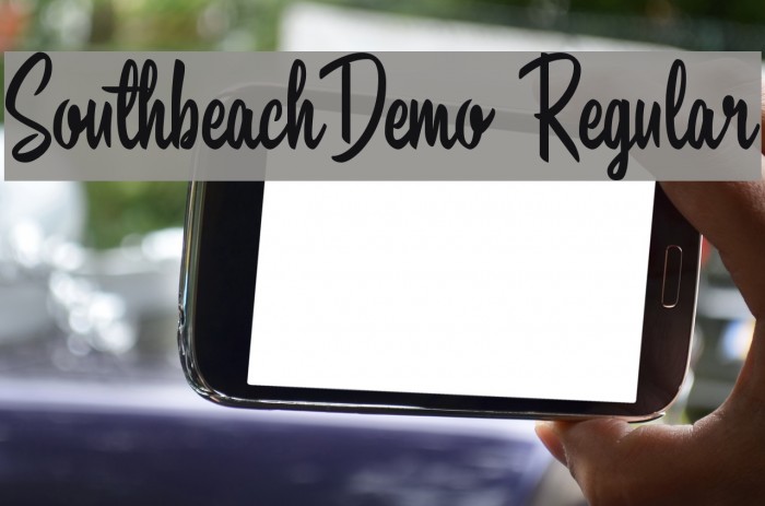 SouthbeachDemo Regular Font examples