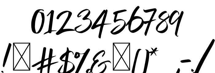 Southeast Better Font OTHER CHARS