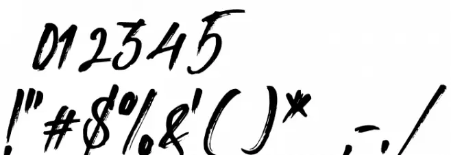 Southeast Font OTHER CHARS