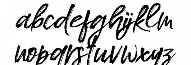 Southeast Schriftart Kleinbuchstaben
