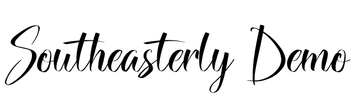 Southeasterly Demo  フリーフォントのダウンロード