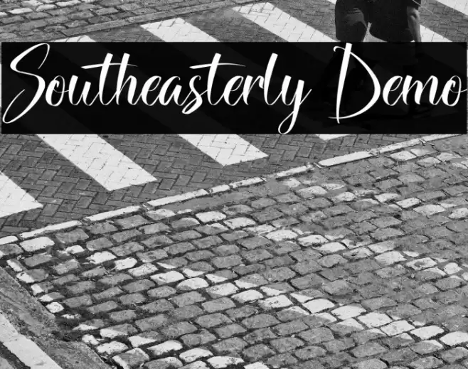 Southeasterly Demo Font examples