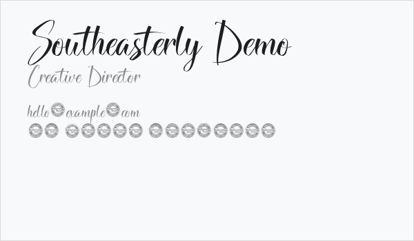 Southeasterly Demo Business Card