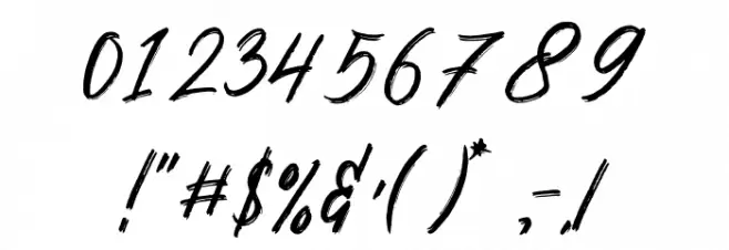 Southen Font OTHER CHARS