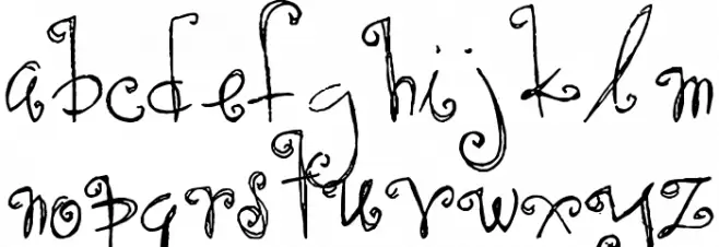 Southern Accent Belch Caratteri MINUSCOLO