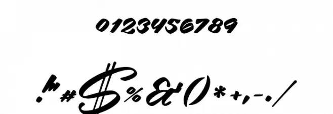 Southern Aire Personal Use Only Font OTHER CHARS