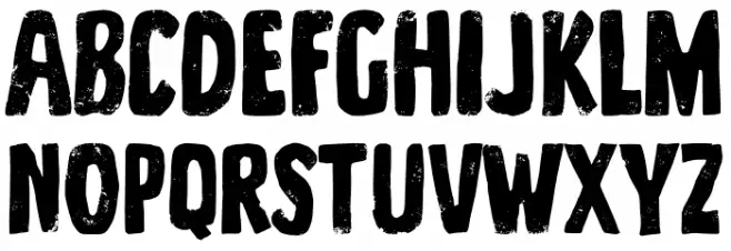 Southern Barn Font LOWERCASE