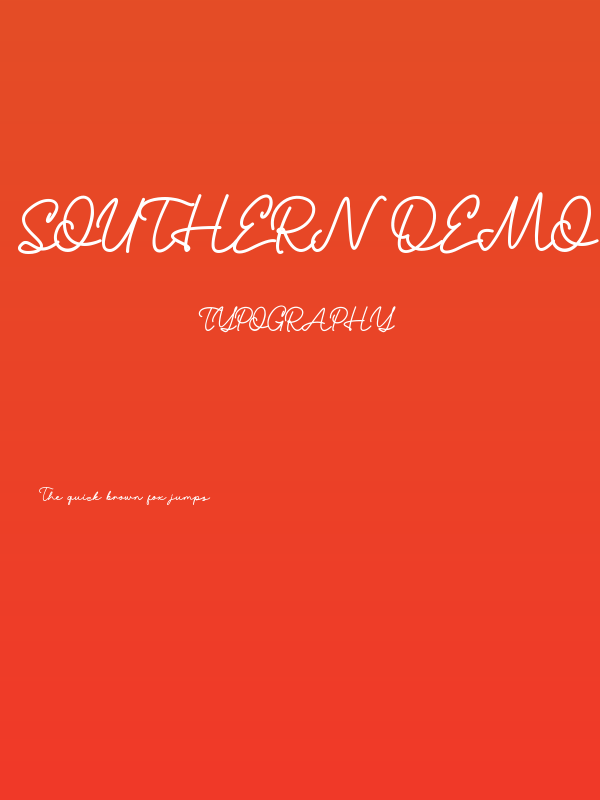 Southern Demo Poster